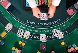 qqslot777 net live dealer blackjack table displayed on smartphone screen